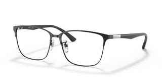 Ray-Ban RX 6380D unisex Black Squared Eyeglasses