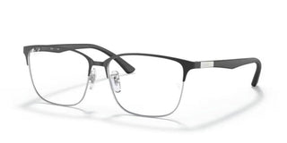 Ray-Ban RX 6380D unisex Black Squared Eyeglasses