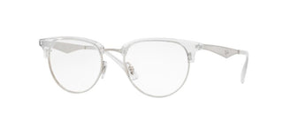 Ray-Ban RX 6396 men Transparent Geometric Eyeglasses