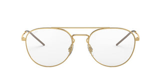 Ray-Ban RX 6414 unisex Gold Pilot Eyeglasses