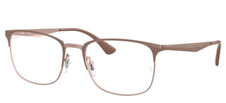 Ray-Ban RX 6421 unisex Brown Geometric Eyeglasses