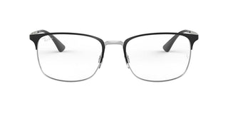 Ray-Ban RX 6421 unisex Black Geometric Eyeglasses