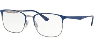 Ray-Ban RX 6421 unisex Blue Geometric Eyeglasses