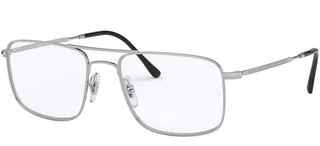 Ray-Ban RX 6434 men Silver Pilot Eyeglasses