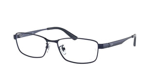 Ray-Ban RX 6452D unisex Blue Squared Eyeglasses