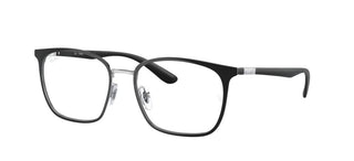 Ray-Ban RX 6486 unisex Black Squared Eyeglasses