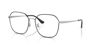 Ray-Ban RX 6490D unisex Silver Oversize Eyeglasses