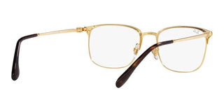 Ray-Ban RX 6494 unisex Havana Squared Eyeglasses