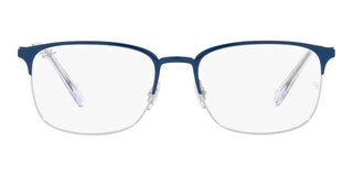 Ray-Ban RX 6494 unisex Blue Squared Eyeglasses