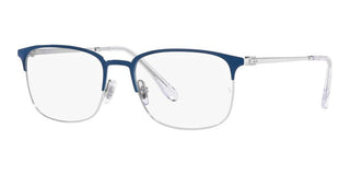 Ray-Ban RX 6494 unisex Blue Squared Eyeglasses