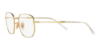 Ray-Ban RX 6496 unisex Gold Geometric Eyeglasses