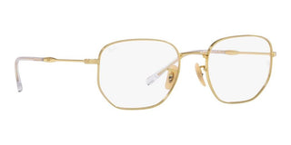 Ray-Ban RX 6496 unisex Gold Geometric Eyeglasses