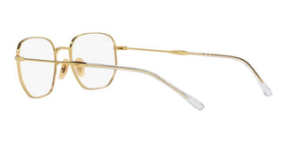 Ray-Ban RX 6496 unisex Gold Geometric Eyeglasses