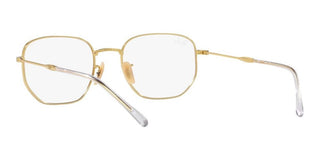 Ray-Ban RX 6496 unisex Gold Geometric Eyeglasses