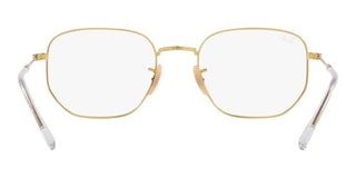 Ray-Ban RX 6496 unisex Gold Geometric Eyeglasses