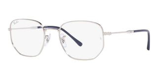 Ray-Ban RX 6496 unisex Silver Geometric Eyeglasses