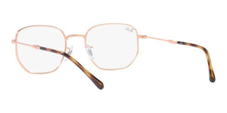 Ray-Ban RX 6496 unisex Rose gold Geometric Eyeglasses