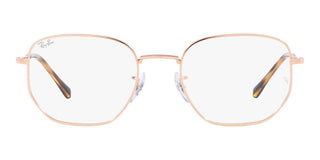 Ray-Ban RX 6496 unisex Rose gold Geometric Eyeglasses