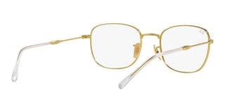 Ray-Ban RX 6497 unisex Gold Geometric Eyeglasses