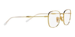 Ray-Ban RX 6497 unisex Gold Geometric Eyeglasses