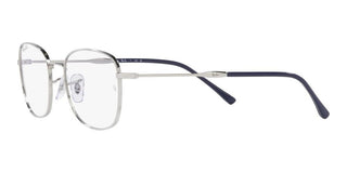 Ray-Ban RX 6497 unisex Silver Geometric Eyeglasses