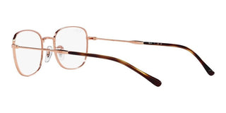 Ray-Ban RX 6497 unisex Rose gold Geometric Eyeglasses