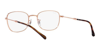 Ray-Ban RX 6497 unisex Rose gold Geometric Eyeglasses