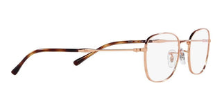 Ray-Ban RX 6497 unisex Rose gold Geometric Eyeglasses