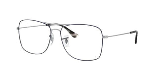 Ray-Ban RX 6498 unisex Silver Squared Eyeglasses