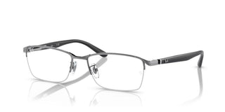 Ray-Ban RX 6501D unisex Ruthenium Squared Eyeglasses