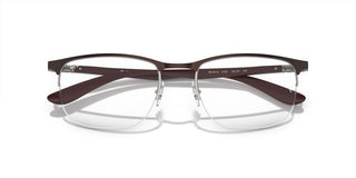 Ray-Ban RX 6513 unisex Brown Geometric Eyeglasses