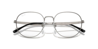 Ray-Ban RX 6517D unisex Ruthenium Round Eyeglasses