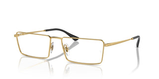 Ray-Ban RX 6541 unisex Gold Geometric Eyeglasses