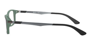 Ray-Ban Active Lifestyle RX 7017 unisex Black Geometric Eyeglasses