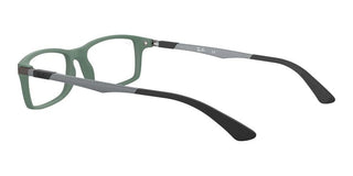 Ray-Ban Active Lifestyle RX 7017 unisex Black Geometric Eyeglasses