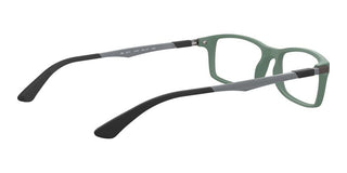 Ray-Ban Active Lifestyle RX 7017 unisex Black Geometric Eyeglasses