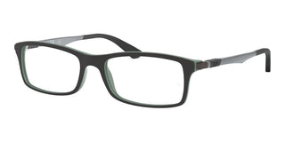 Ray-Ban Active Lifestyle RX 7017 unisex Black Geometric Eyeglasses