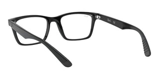 Ray-Ban RX 7025 unisex Black Squared Eyeglasses