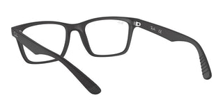 Ray-Ban RX 7025 unisex Black Squared Eyeglasses