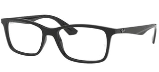 Ray-Ban RX 7047 unisex Black Geometric Eyeglasses