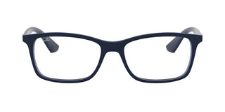 Ray-Ban RX 7047 unisex Blue Geometric Eyeglasses