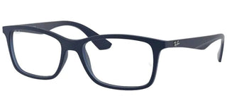 Ray-Ban RX 7047 unisex Blue Geometric Eyeglasses