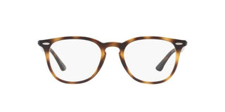 Ray-Ban RX 7159 unisex Havana Geometric Eyeglasses