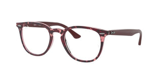 Ray-Ban RX 7159 unisex Havana Geometric Eyeglasses