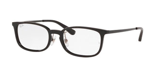 Ray-Ban RX 7182D unisex Black Geometric Eyeglasses