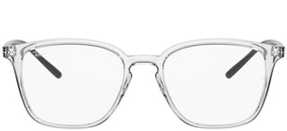 Ray-Ban RX 7185 unisex Transparent Geometric Eyeglasses