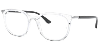 Ray-Ban RX 7190 unisex Transparent Geometric Eyeglasses