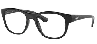 Ray-Ban RX 7191 unisex Black Geometric Eyeglasses