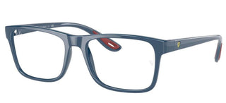 Ray-Ban RX 7205M SCUDERIA FERRARI unisex Blue Geometric Eyeglasses