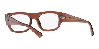 Ray-Ban RX 7218 unisex Brown Squared Eyeglasses